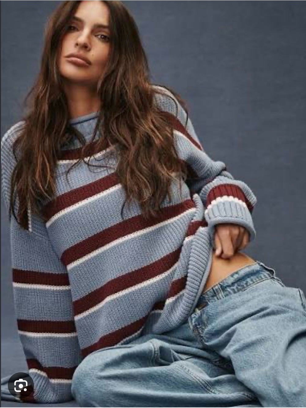 Abercrombie - 100% Cotton Roll Neck Crew Sweater